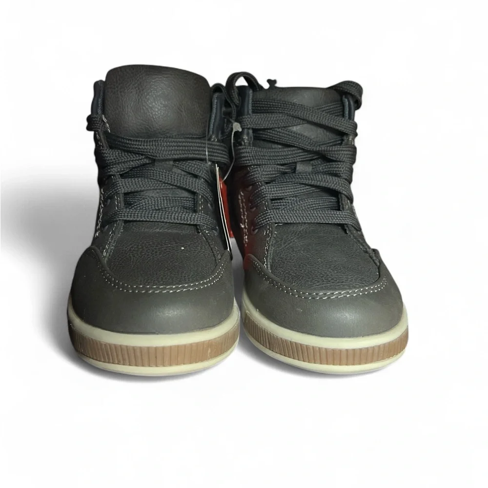 Deer Stags Boys Size 13M Gray Landry Lace Up High-Top Sneaker Boot